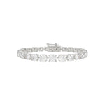 LADIES BRACELET 6 1/2CT ROUND DIAMOND 14K WHITE GOLD