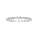LADIES BRACELET 6 1/2CT ROUND DIAMOND 14K WHITE GOLD