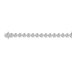 LADIES BRACELET 7CT ROUND DIAMOND 14K WHITE GOLD
