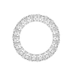 LADIES ETERNITY BAND 4 3/4CT PRINCESS DIAMOND 14K WHITE GOLD