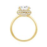 LADIES RING 3 3/8CT ROUND DIAMOND/14K YELLOW GOLD (CENTER STONE ROUND DIAMOND 3CT )