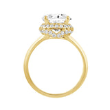 LADIES RING 3 3/8CT ROUND DIAMOND/14K YELLOW GOLD (CENTER STONE ROUND DIAMOND 3CT )