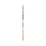 LADIES FLEXIBLE BANGLE 5 1/3CT ROUND DIAMOND 14K ROSE GOLD 