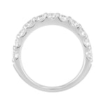 LADIES BAND 2CT ROUND DIAMOND 14K WHITE GOLD