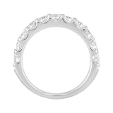 LADIES BAND 2CT ROUND DIAMOND 14K WHITE GOLD