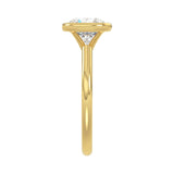 LADIES SOLITAIRE RING 2CT ROUND DIAMOND 14K YELLOW GOLD (CENTER STONE ROUND DIAMOND 2CT )