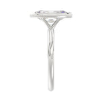 LADIES SOLITAIRE RING 2CT MARQUISE DIAMOND 14K WHITE GOLD (CENTER STONE MARQUISE DIAMOND 2CT )