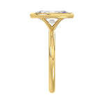 LADIES SOLITAIRE RING 2CT MARQUISE DIAMOND 14K YELLOW GOLD (CENTER STONE MARQUISE DIAMOND 2CT )