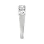 14K WHITE GOLD 2.00CT ROUND DIAMOND LADIES BAND