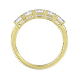 14K YELLOW GOLD 2.00CT EMERALD DIAMOND LADIES BAND