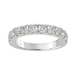 14K WHITE GOLD 1.00CT ROUND DIAMOND LADIES BAND