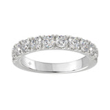 14K WHITE GOLD 1.00CT ROUND DIAMOND LADIES BAND