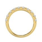 14K YELLOW GOLD 1.00CT ROUND DIAMOND LADIES BAND
