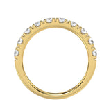 14K YELLOW GOLD 1.00CT ROUND DIAMOND LADIES BAND