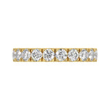 14K YELLOW GOLD 1.00CT ROUND DIAMOND LADIES BAND
