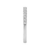 14K WHITE GOLD 1/4CT ROUND DIAMOND LADIES BAND