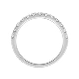 14K WHITE GOLD 1/2CT ROUND DIAMOND LADIES BAND