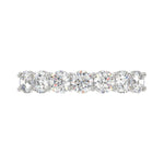 14K WHITE GOLD 1 3/8CT ROUND DIAMOND LADIES BAND