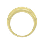 14K YELLOW GOLD 3.00CT ROUND DIAMOND MEN'S RING