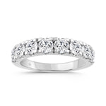 14K WHITE GOLD GOLD 2.00CT ROUND DIAMOND LADIES BAND