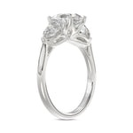14K WHITE GOLD 2 5/8CT PEAR DIAMOND LADIES RING (CENTER STONE PEAR DIAMOND 1 1/2CT)