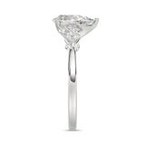 14K WHITE GOLD 2 5/8CT PEAR DIAMOND LADIES RING (CENTER STONE PEAR DIAMOND 1 1/2CT)